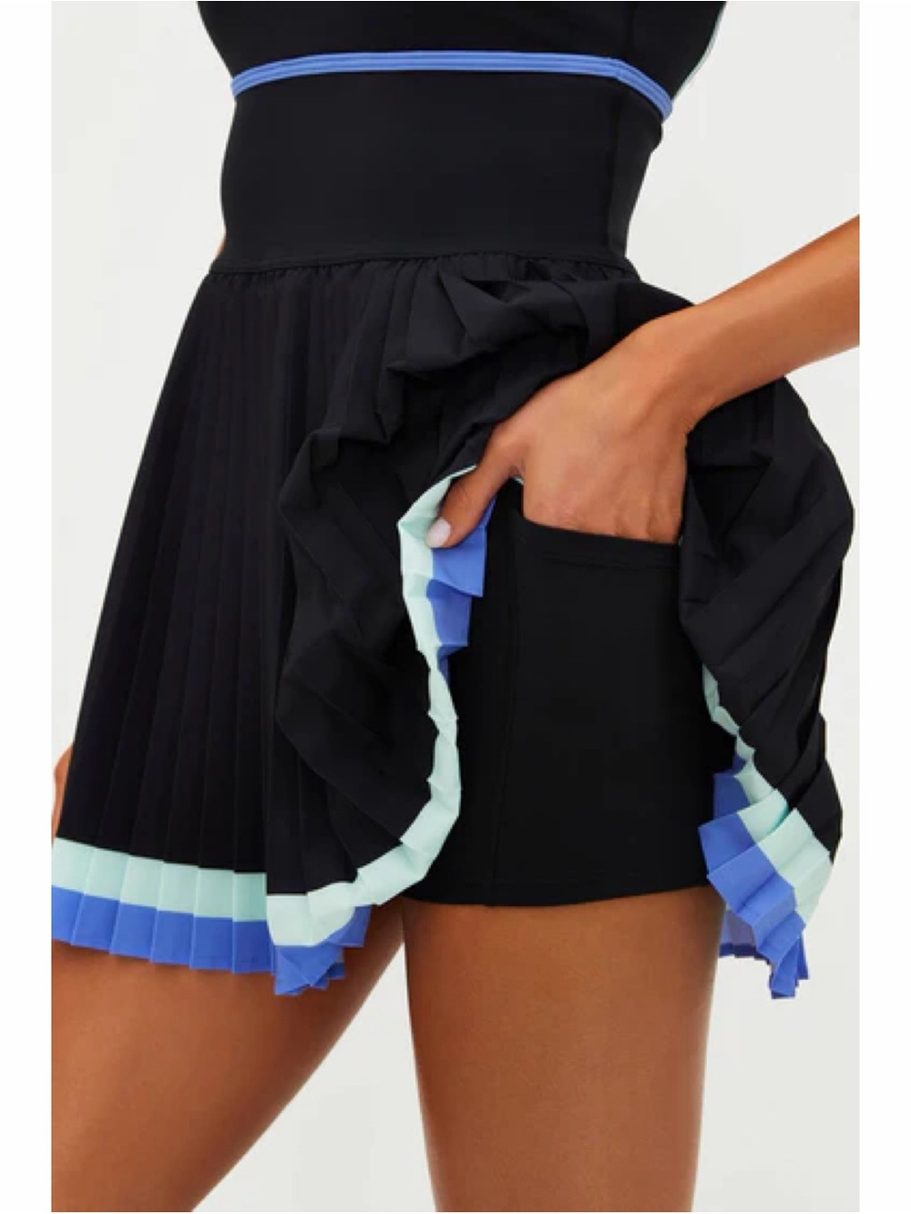 Beach Riot Antonia Dress Sapphire Sea Colorblock - Picture 3 of 5